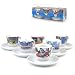 Kitchen & Housewares : Nuova Point Genova White Italian Cities Espresso Cup & Saucer Set