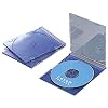 ELECOM CFC-01BU01 スリムCDケース(3枚パック)