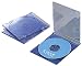 ELECOM CFC-01BU01 スリムCDケース(3枚パック)