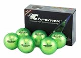 Chromax Brilliant Metallic GREEN Golf Balls - 6 Pack