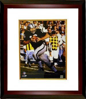 George Blanda signed Oakland Raiders 16x20 Photo HOF 81 Custom Framed