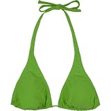 FULL TILT Halter Womens Swimsuit Top - Green