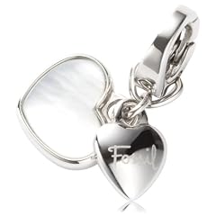 Fossil Damen-Charm Anh�nger HERZ Perlmutt, weiss JF85902040