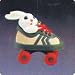 Roller Skating Rabbit 1984 Hallmark Ornament QX4571