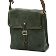 Smokey Distressed Leather Shoulder Bag