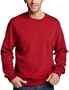 Nautica Men's Crew Neck Fleece Sweatshirt,Red,X-Large