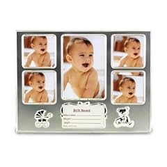 Bilderrahmen fur 5 Babyfotos verschiedener Grossen BIRTH RECORD