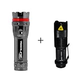 Nebo 5557 Redline (220 Lumen 5 Modes) and Nitebeam 200 (200 Lumen 3 Modes - 4x Zoomable)