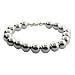 Jewelry : Eve's Addiction 10mm Sterling Silver Bead Bracelet
