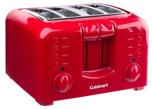 Cuisinart 4-slice Compact Toaster, Red