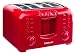 Kitchen & Housewares : Cuisinart CPT-140R Electronic Cool Touch 4-Slice Toaster, Red