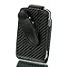Carbon Vertical Leather Case Holster for Apple iPhone 4S