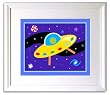 Out Of This World Framed Print by Olive Kids (SAUCER)