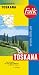  : Falk Urlaubskarte Toskana 1:175 000 von La Spézia bis zum Lago di Bolsena, von Elba bis Arezzo
