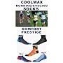 6 PAIRS COOLMAX DeFEET RUNNING/CYCLING SOCKS - MOSTLY DARK