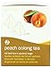 Adagio Teas Gourmet Tea Bags, Peach Oolong, 15 Count