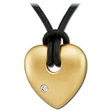 14Kt Yellow Gold Conventional Diamond Heart Pendant