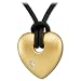 14Kt Yellow Gold Conventional Diamond Heart Pendant