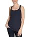 TOM TAILOR Denim Damen T-Shirt 10187230971/basic 2x2rib tanktop, Gr. 38 (M), Blau (6012)