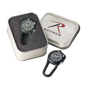Clip Watch w/ Led Light Olive or Black