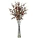 Red Cherry Blossoms w/Vase Silk Flower Arrangement