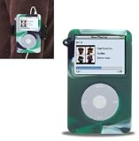 (Green Camouflage) Apple Ipod 30Gb/60Gb G5 Video (Color Fade Resistant) Silicone Skin Case + 12V Car Charger - By PCMicroStore