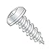 #14 x 1 Type A Self-Tapping Screws/Square/Pan Head/Steel/Zinc (Carton: 3,000 pcs)