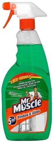 Mr Muscle 5 in 1 Window and Glass 750 ml (Pack of 6) by PALKK