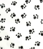 Black White Paw Print