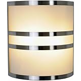 Monument 617605  Brushed Nickel Wall Sconce With Accents, 10 In.