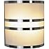 Monument 617605  Brushed Nickel Wall Sconce With Accents, 10 In.
