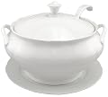 BIA Cordon Bleu 4-Piece Soup Tureen Serving Set with Ladle, White
