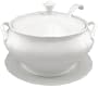 BIA Cordon Bleu 4-Piece Soup Tureen Serving Set with Ladle, White