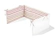Pinolino 650585-7 - Nestchen f�r Kinderbetten, Streifen rosa/gr�n