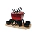 Swissmar Mont Blanc 15 Piece Meat Fondue Set, Red