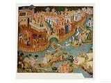 Marco Polo Leaves Venice Almost Certainly on His Second Trip in 1271 Giclee Poster Print, 16x12