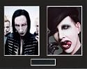 MARILYN MANSON HIGH QUALITY MOUNTED PHOTO PRINT