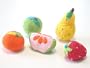 Deluxe Fruit Baby Rattles, 5 Piece Play Set in Multiple Colors *Great New Baby Gift Idea*