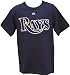 Men`s Tampa Bay Devil Rays #2 B.J. Upton Name and Number Tshirt - 2XL