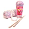 'Freshly Squeezed' Baby Hat Knitting Kit - Raspberry Mango Magic