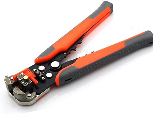Cibo Automatic Wire Stripper Crimping Pliers Multifunctional Terminal Tool Wire Stripping Tool 7-8inch Self-adjusting Cable Stripper Orange