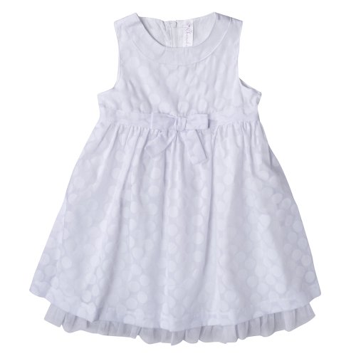 Toddler Girls' Cherokee® White Burnout Bow Dress 5T