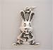 Silver *BUNNY RABBIT CHARM* animal Cute