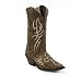 Justin® Bent Rail Antiqued Brown with Cross fo