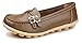 Kunsto Women's Leather Loafer Shoes Slip On