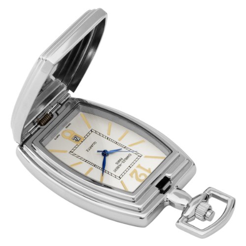 Charles-Hubert, Paris Two-Tone Quartz Pocket Watch
