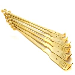 Bamboo Back Scratcher Massager Therapeutic Body Massage 6 PACK