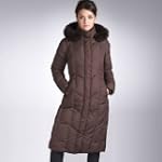 SAVE $160 - Jessie G. Women's Long Hooded Down Parka Coat with Fox Fur Trim $139.00