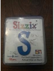 Single Detail Page Misc: Sizzix Die-cutter 38-0360 Fun Serif Uppercase "S" - provo craft