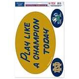 Notre Dame Fighting Irish Official Logo Car Magnet Set